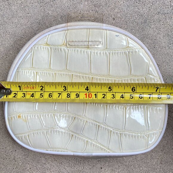 Patent White Cosmetic and Toiletry Bag - Picture 7 of 7